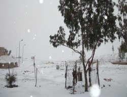 Nil Vadisi'ne 112 yıl sonra kar yağdı