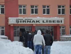 Şırnak'ta çok sayıda öğrenci sınava giremedi
