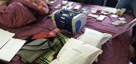 Para sayma makinesi polise ait!