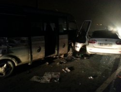 Batman'da üniversite yolunda kaza