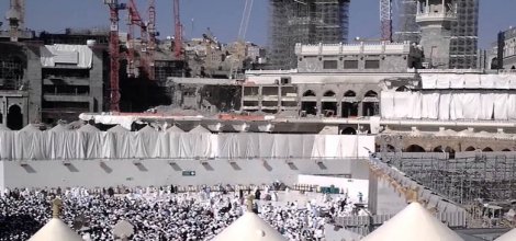 Kabe'deki inşaat çalışmaları sürüyor