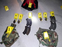 Nusaybin'de bomba ve silah ele geçirildi