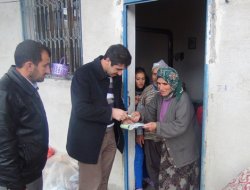 Devletten aldıkları tazminatla yardımda bulundular