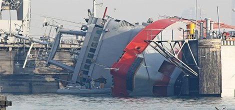 Römorkör faciası kamerada