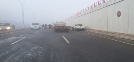 Diyarbakır'da zincirleme kaza: 10 Yaralı