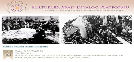 Cemaat`ten Yahudiler için anma töreni!