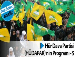 HÜR DAVA PARTİSİ (HÜDA PAR)`NİN PROGRAMI-5