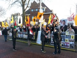 Mısır cuntası Hollanda'da protesto edildi