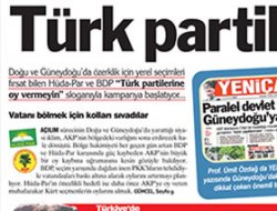 HÜDA PAR’a ‘Türk Partilerine Oy Vermeyin’ Yaftası