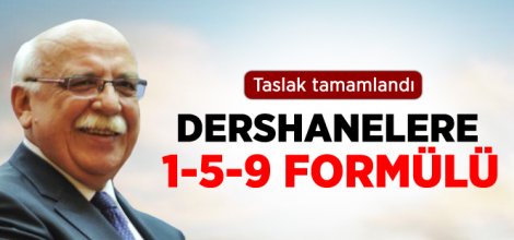 Dershanelere 1-5-9 Formülü