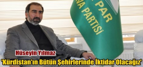 'Kürdistan'ın Bütün Şehirlerinde İktidar Olacağız'