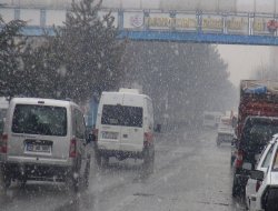 Tatvan'da Kar Yağışı Başladı