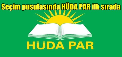 Seçim pusulasında HÜDA PAR ilk sırada
