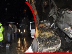 Çukurca'da Ak Partili başkanın aracına molotof