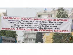 Bu Sokak Kapılarını Siyasilere Kapattı