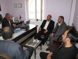 Hüda Par'dan Kozluk'taki Kurumlara Ziyaretler