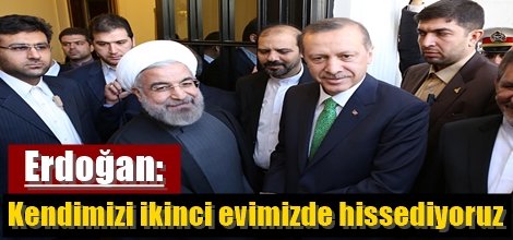 Erdoğan: Kendimizi ikinci evimizde hissediyoruz