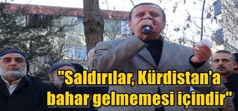 "Saldırılar, Kürdistan'a bahar gelmemesi içindir"