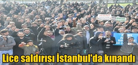 Lice saldırısı İstanbul'da kınandı