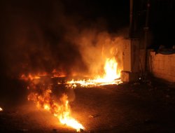 Elektrik Trafosu Bomba Gibi Patladı
