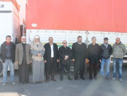 Şanlıurfa'dan Suriye'ye 2 TIR Yardım