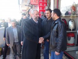 HÜDA PAR Adayları Kozluk Esnafını Ziyaret Etti