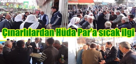 Çınarlılardan Hüda Par’a sıcak ilgi