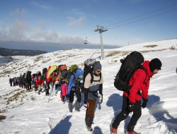Dağcılar Uludağ'a Tırmandı