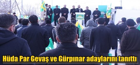 Hüda Par Gevaş ve Gürpınar adaylarını tanıttı