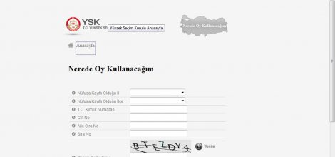 Oy Kullanılacak Yerler Belli Oldu