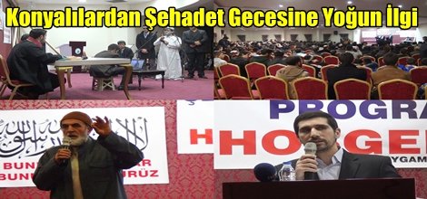 Konyalılardan Şehadet Gecesine Yoğun İlgi