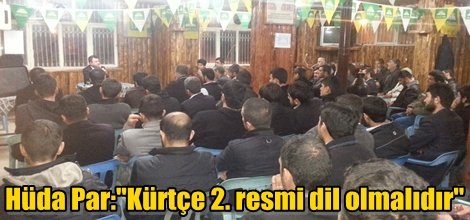 Hüda Par:"Kürtçe 2. resmi dil olmalıdır"