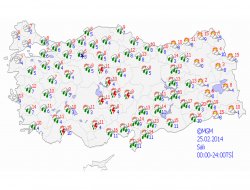 Sağanak yağışların etkili olması bekleniyor