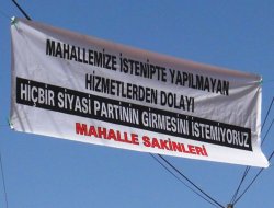 "Hizmet yoksa oy da yok"