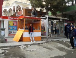 Bingöl de büfe eylemi