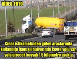 Çevre yolu var, yola girecek kavşak 1,5 kilometre uzakta