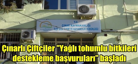 Yağlı tohumlu bitkileri destekleme başvuruları başladı