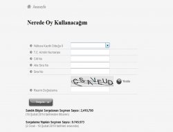 Sorgulama yapan seçmen sayısı 2 buçuk milyona ulaştı