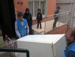 Umut Kapısı'ndan Suriyelilere beyaz eşya yardımı