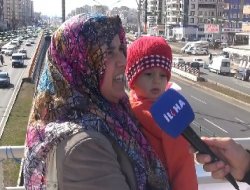 Diyarbakır halkı, üst geçitlerde asansör olmamasından şikayetçi