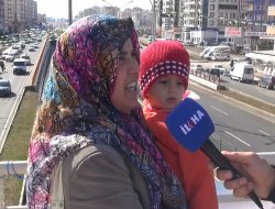 Diyarbakır halkı, üst geçitlerde asansör olmamasından şikayetçi