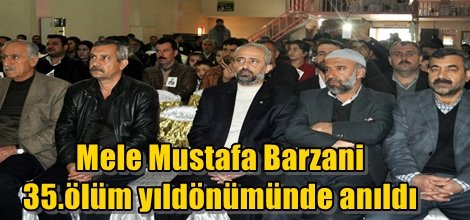 Mele Mustafa Barzani 35.ölüm yıldönümünde anıldı