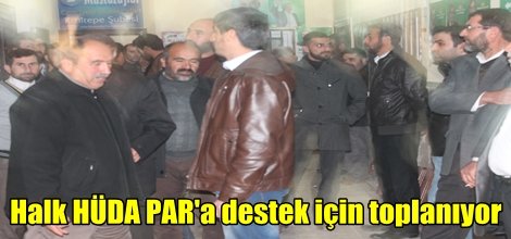 Halk, HÜDA PAR'a destek için toplanıyor