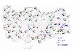 Kuvvetli yağış uyarısı