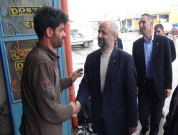 HÜDA PAR, Sanayi Sitesi esnafını ziyaret etti