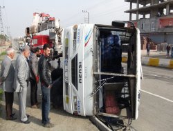 Batman'da iki ayrı kaza,12 kişi yaralı