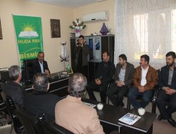 Bismil HÜDA PAR'a geçmiş olsun ziyaretleri