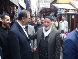 Sakarya Caddesi esnafından HÜDA PAR'a sıcak karşılama