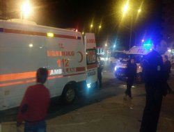 Diyarbakır Bağlar ilçesi Zümrüt Kent Sitesi civarında trafik kazası