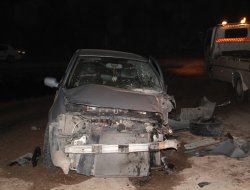 Diyarbakır-Ergani karayolunda iki araç kafa kafaya çarpıştı: 4 yaralı